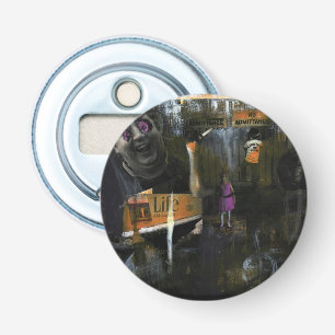 Het gekke Wereld Gemengde Originele Art. van de Button Flesopener