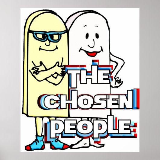 Het gekozen Poster van Mensen (Voorkant)