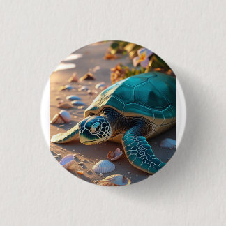 Het gekroonde moment van natuur ronde button 3,2 cm