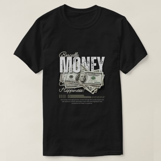 het geld t-shirt (Design voorkant)