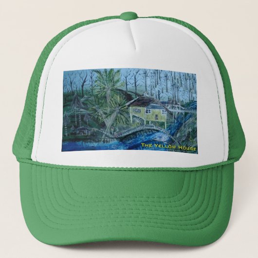 HET GELE HUIS TRUCKER PET (Voorkant)