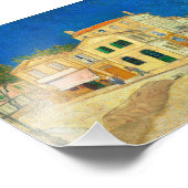 Het Gele Huis van Vincent Van Gogh Foto Afdruk (Hoek)