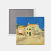 Het Gele Huis van Vincent Van Gogh Magneet (Voorkant / Achterkant)