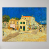 Het Gele Huis van Vincent Van Gogh Poster (Voorkant)