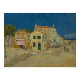 Het gele huis - Vincent van Gogh Perfect Poster