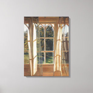 Het gele venster 2013 canvas afdruk