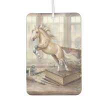 Het Geleerde Paard dat uit een Boek Springt