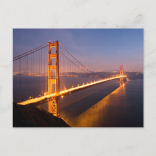 Het gelijk maken in Golden gate bridge Briefkaart