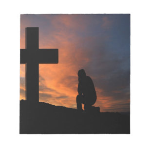 Het Geloof DwarsJesus Peace Love Destiny van het c Notitieblok