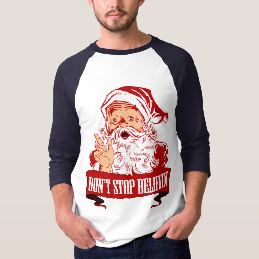 Het geloof in de Santa T-shirt (Voorkant)
