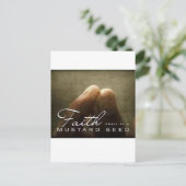 Het geloof zo klein als mosterdzaad briefkaart (Staand voorkant)