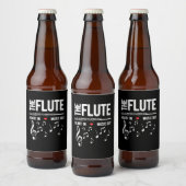 Het geluid in muziek bier etiket (Flessen)