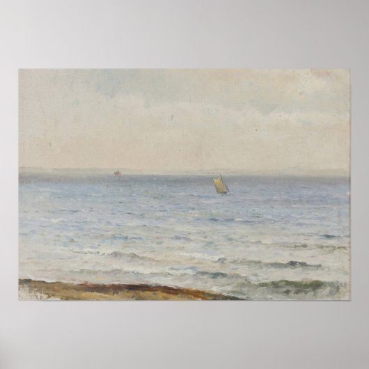 Het geluid - Uitzicht uit Ven (1892) Poster (Voorkant)