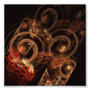 Het geluid van de Abstracte foto van de Kunst van  Afdruk