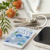 HET GELUID VAN DE GLASS-Sleutelhanger Sleutelhanger (Voorkant Rechts)