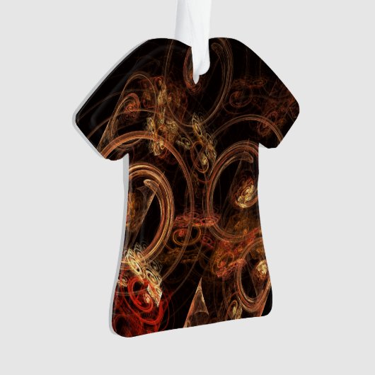 Het geluid van het Abstracte Art Acrylische Shirt  Ornament (voorkant)