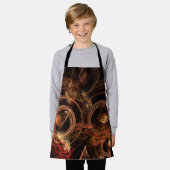 Het geluid van het Abstracte Art Apron van de Muzi Schort (Gedragen)
