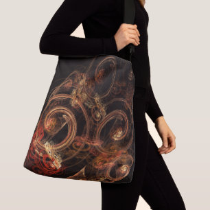 Het geluid van het Abstracte kunstlichaam van de M Crossbody Tas