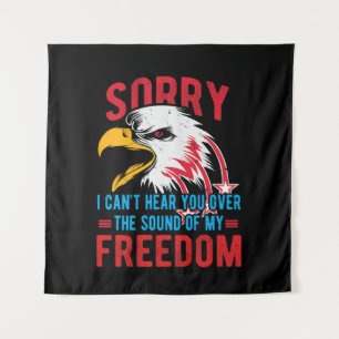 Het geluid van mijn vrijheid wandkleed