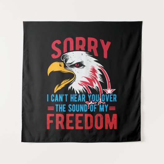 Het geluid van mijn vrijheid wandkleed (Voorkant)