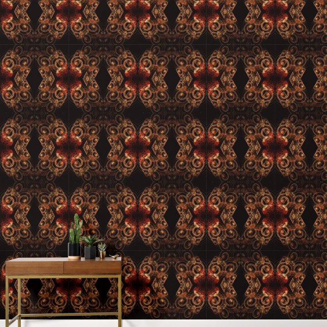 Het geluid van muziek Abstracte kunst Behang (Hal)