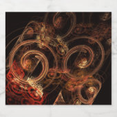 Het geluid van muziek Abstracte kunst Bier Etiket (Enkel label)