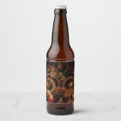 Het geluid van muziek Abstracte kunst Bier Etiket (Voorkant)