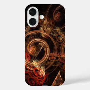 Het geluid van muziek Abstracte kunst iPhone 16 Hoesje