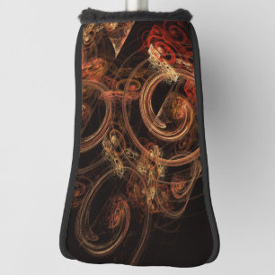 Het geluid van muziek Abstracte kunst Golfheadcover