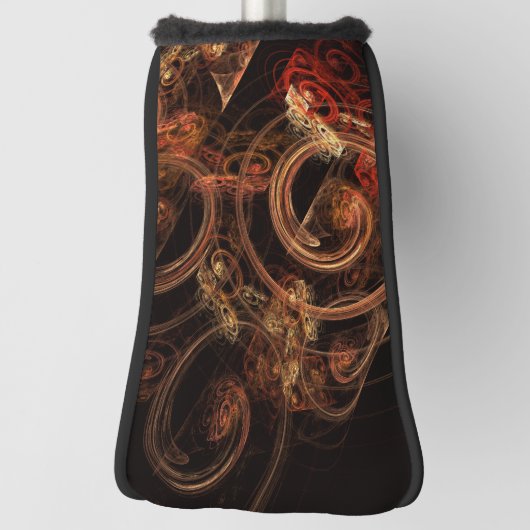 Het geluid van muziek Abstracte kunst Golfheadcover (Draai 90)