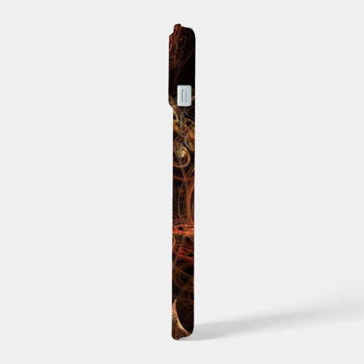 Het geluid van muziek Abstracte kunst iPhone 15 Hoesje (Linkerkant)