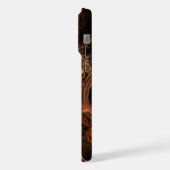 Het geluid van muziek Abstracte kunst iPhone Hoesje (Linkerkant)