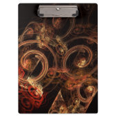 Het geluid van muziek Abstracte kunst Klembord (Voorkant)