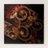 Het geluid van muziek Abstracte kunst Legpuzzel (Horizontaal)