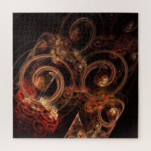 Het geluid van muziek Abstracte kunst Legpuzzel (Verticaal)