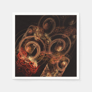 Het geluid van muziek Abstracte kunst Servet