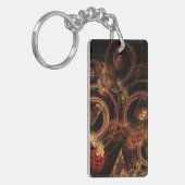 Het geluid van muziek Abstracte kunst Sleutelhanger (Voorkant Links)