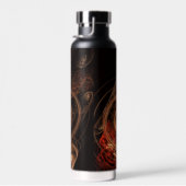 Het geluid van muziek Abstracte kunst Waterfles (Rechts)