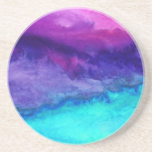 Het geluid zandsteen onderzetter (Voorkant)