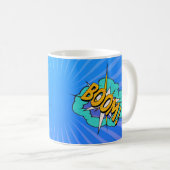 Het geluidseffect van een stripboek: Boom! actiebe Koffiemok (Voorkant rechts)