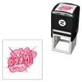 Het geluidseffect van een stripboek: Boom! actiebe Zelfinktende Stempel (In situ)