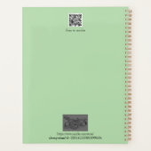 Het geluk van de Ierse Green Shamrock 2025 Planner (Achterkant)