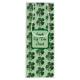 Het geluk van de Ierse Green Shamrocks 2025 Wijn Cadeautas
