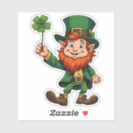 Het geluk van de Ierse Leprechaun Sticker