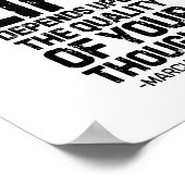 Het geluk van je leven, Marcus Aurelius Poster (Hoek)