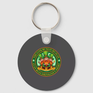 Het geluk zit in mijn clan Ryan St Patrick's Day L Sleutelhanger