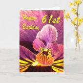 Het gelukkige 61ste Viooltje van de Bloem van de Kaart (Gele Bloem)