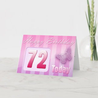 Het gelukkige 72ste Mamma van de groot-Tante van Kaart