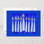 Het gelukkige Briefkaart van de Chanoeka (Voorkant / Achterkant)