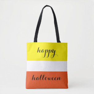 Het gelukkige Graan van het Snoep van Halloween Tote Bag